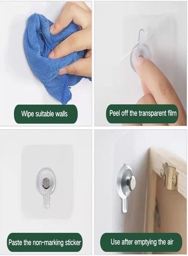 HOUSONIC Enterprise Screw Free Wall Hooks, Use for Kitchen,Bathroom,Home, No-Trace Sticker and Adhesive Wall Hook,(Pack of 15) - Image 5